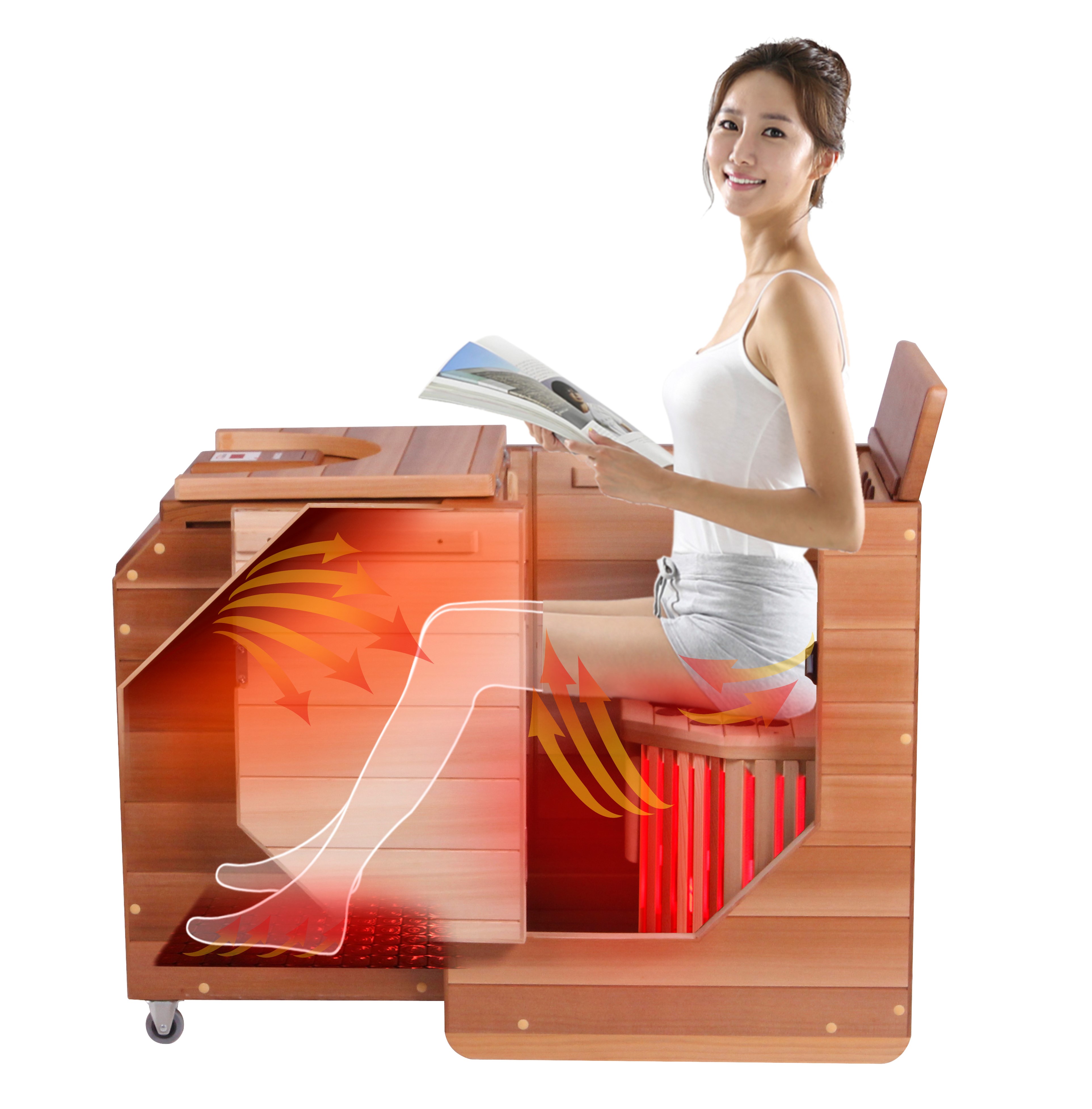 遠赤外線半身浴サウナ「ハーフスパ」