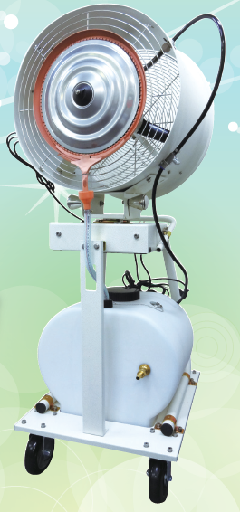 【熱中症対策】移動型噴霧機『ミスト・ブロワー』〈デモ可能〉