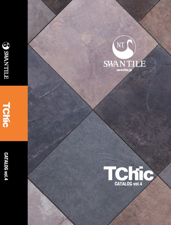 フロアタイル TChic SWAN TILE タイル建材 屋内床壁・屋外床用 Primoss（プリモス） 300角平 PM-300/S-606 送料無料 TChic SWAN TILE タイル建材 屋内床壁用 インテリアタイル
