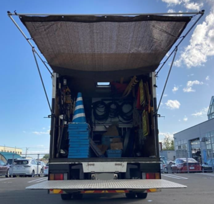 作業用サンシェード