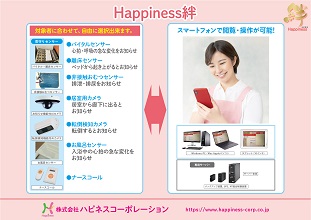 IoT見守りシステム『Happiness絆』