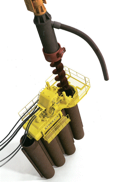 鋼管矢板中掘圧入工法『ドリリングプレス工法』