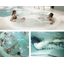 Water attraction that creates a relaxing atmosphere in the water.