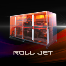 シングルパス高速印刷に対応した産業用IJ装置『Roll JET』