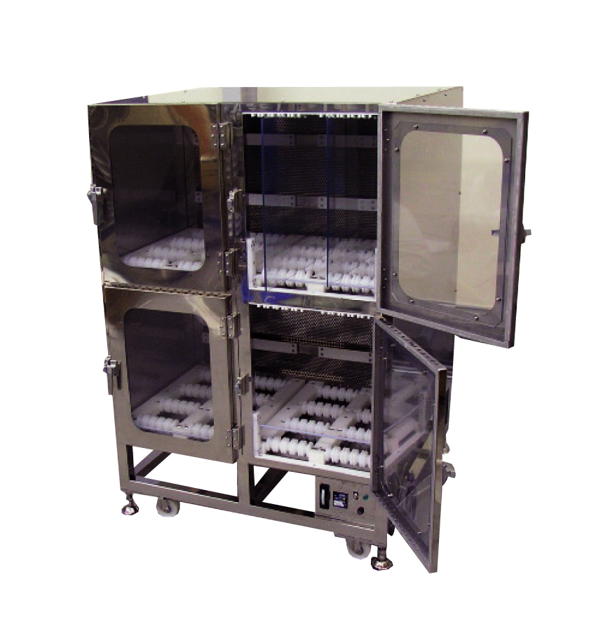 クリーン設備機器関連製品　マスク保管庫【特注事例】