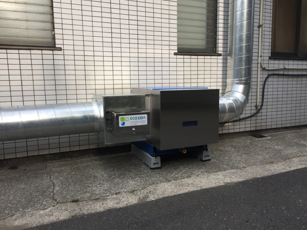厨房用消臭装置 設置事例 焼き鳥店の調理臭を解決！ | コンソル 