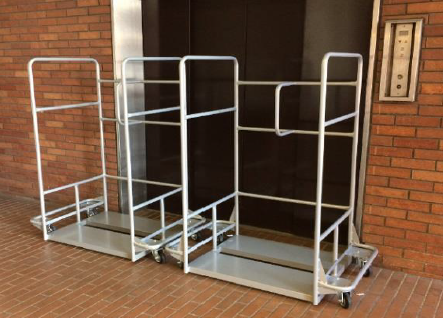 【事例】結婚式場に特注テーブル台車を製作・納入しました