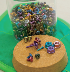 加工処理を行って納品で工数削減！三価クロムカラーメッキ