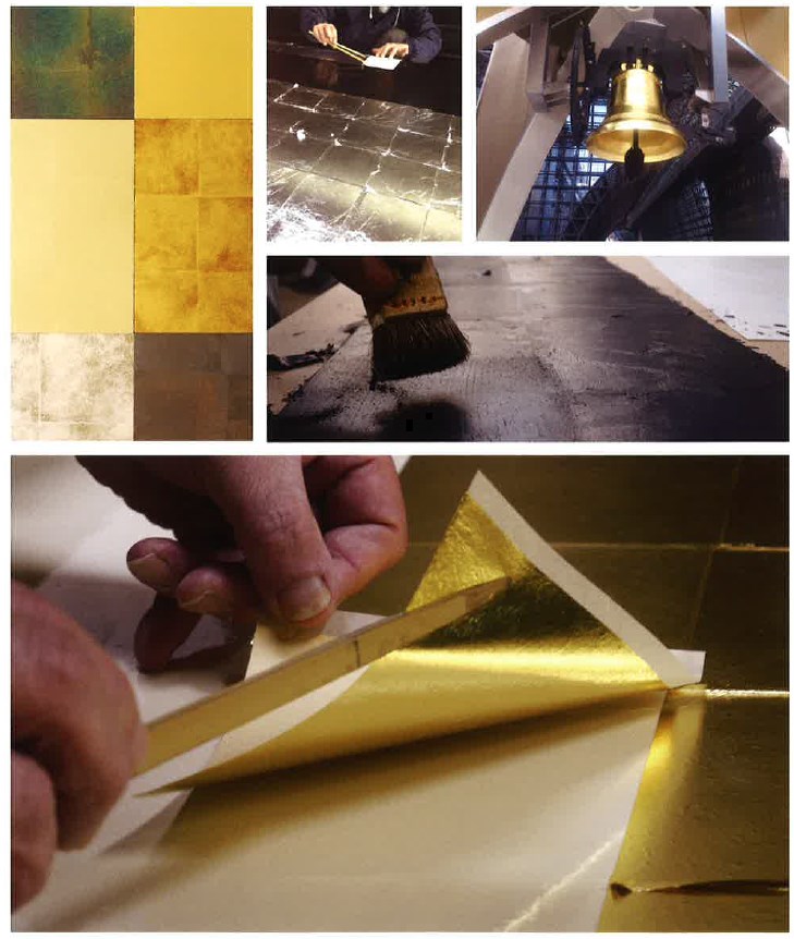 『堀金箔粉の箔押し加工』