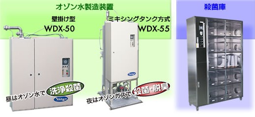 【オゾン水製造装置・殺菌庫】　オゾンクリーンシステム　Volga