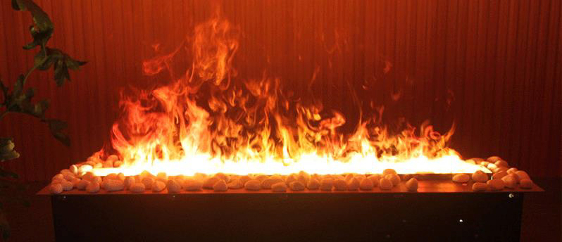 3D水蒸気LED暖炉