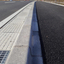 Weed control block "Sidewalk apron type" "PL gutter type"