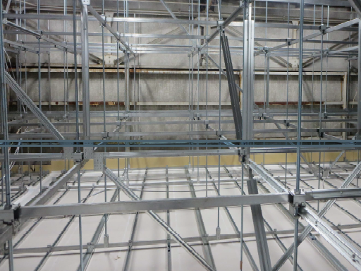 天井耐震化システム『TEC工法(水平補強仕様)』