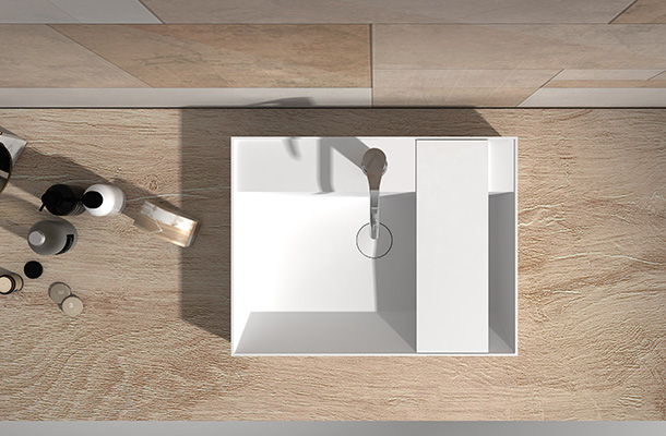 エッジの効いたデザイン洗面ボウル ORLO NOF オルロ ノフ 渡辺パイプ