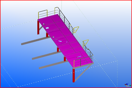 Tekla Structuresによる一貫システム【 架台 】