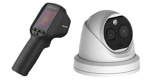 体温測定用サーモグラフィーカメラ（二眼式タレット型）