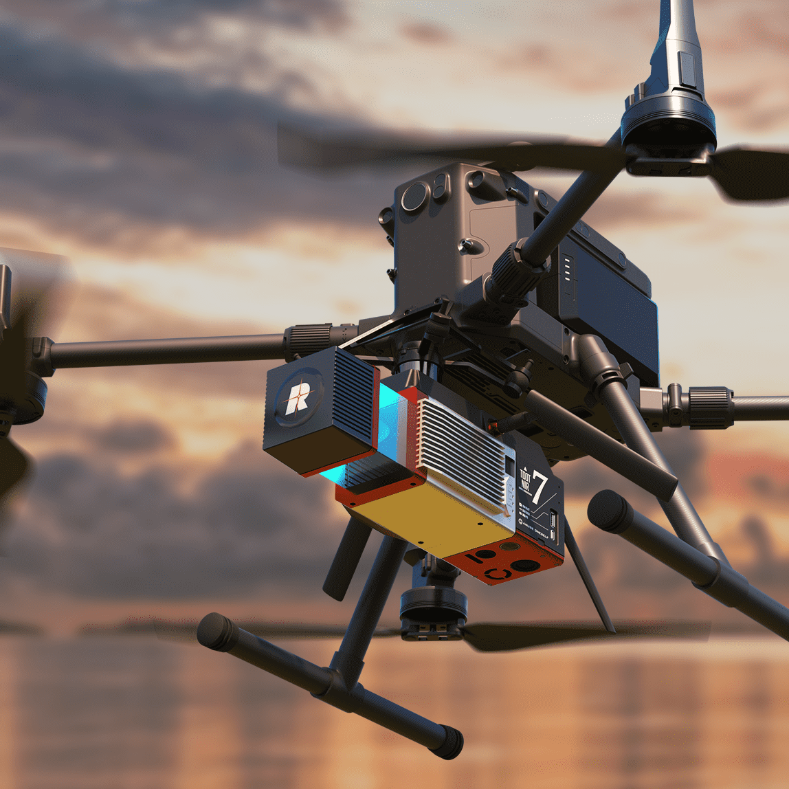 ドローンレーザースキャナシステム「TDOT 7 NIR」