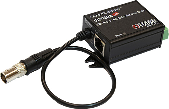 PoE（＋）延長装置 MaxiiCopper Vi2300A ハイテクインター | イプロス