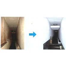 油滴落下防止対策