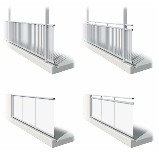 改修用墜落防止手すり『81型バルコニー手すり』