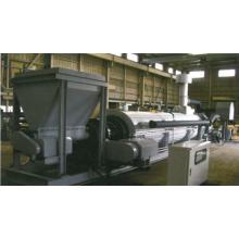 ロータリー三条スクリュー式乾燥機