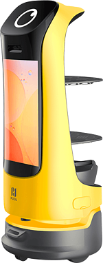 ディスプレイ付き配膳＆案内ロボット『Kettybot』