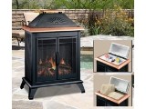 　アウトドア電気式薪ストーブ　デッキコンパニオン