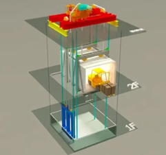 荷物用エレベーター