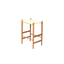 Reborn High Stool Beach Natural Paper Cord
