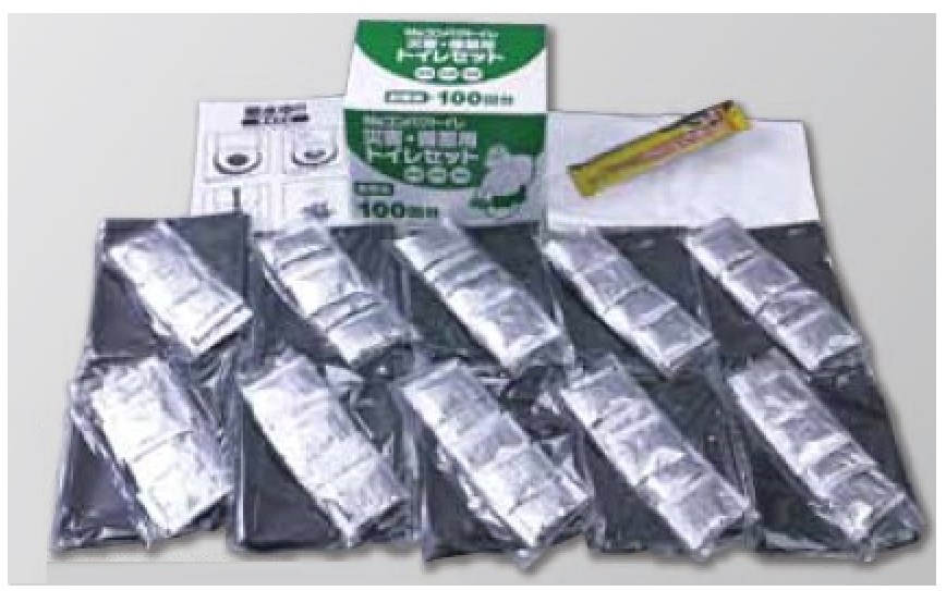 『Mzコンパクトイレ　災害・備蓄用トイレセット(100回分)』