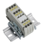Industrial terminal block - clutch lock terminal block