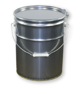 ニス引きペール缶