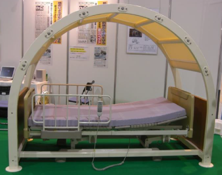 介護ベッド用防災フレーム