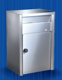 ハッピー金属 ステンレスポスト ファミール687-C （壁面埋込＆ポール取付タイプ） 『郵便ポスト』 ステンレスヘアーライン タイムセール！限定価格無料☆特典対象 郵便ポスト