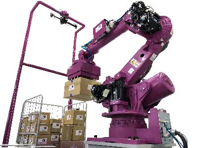 荷物積み降ろし作業を軽減！フィブインテリジェントロボット 