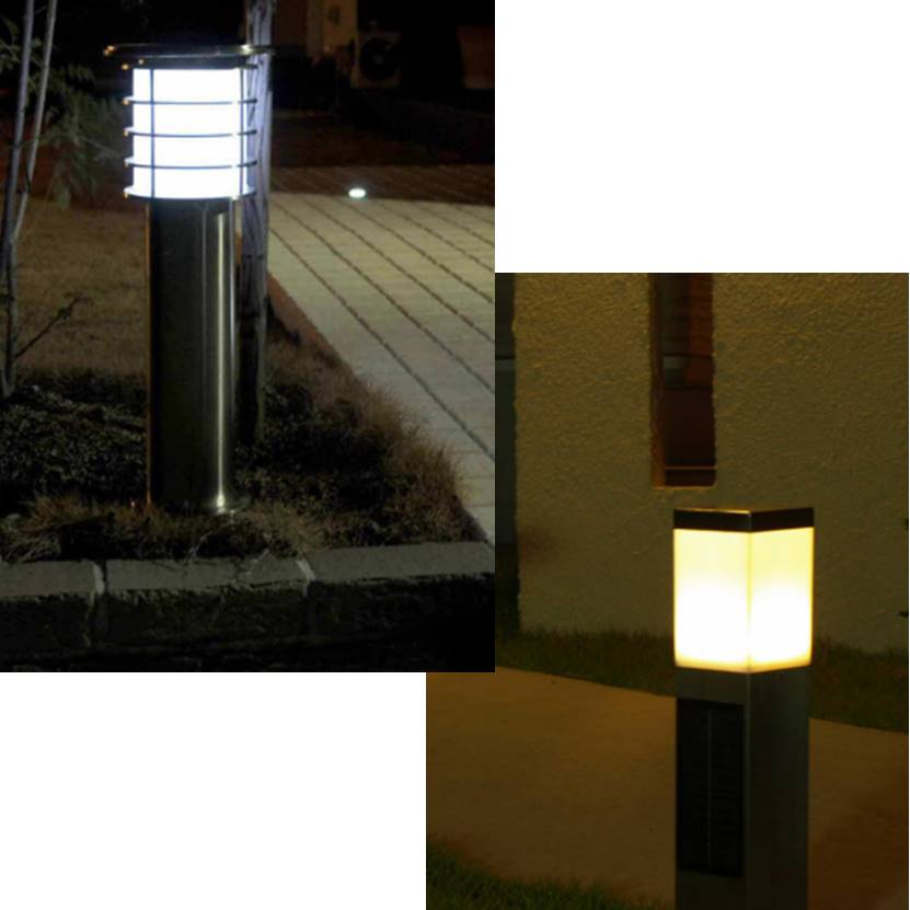 電気工事不要で簡単設置！太陽光照明『ソーラーポールライト』