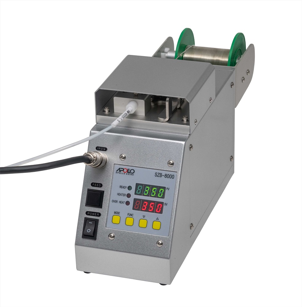 高性能はんだ送りフィーダー付き一体型はんだコテ　SZB-8000