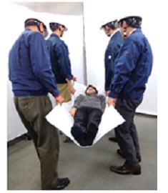 軽量コンパクトなお手軽担架『レスキュー担架』