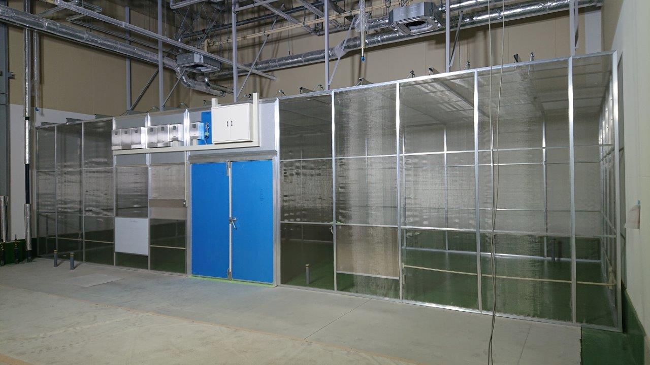 工作機械向け　AN-100型シールドルーム／導入事例