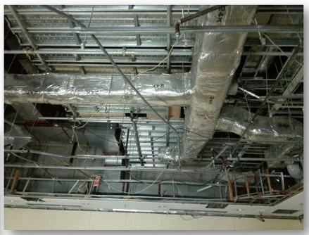 ホテル編 吊り足場のOSK　営業しながら補修工事を可能に