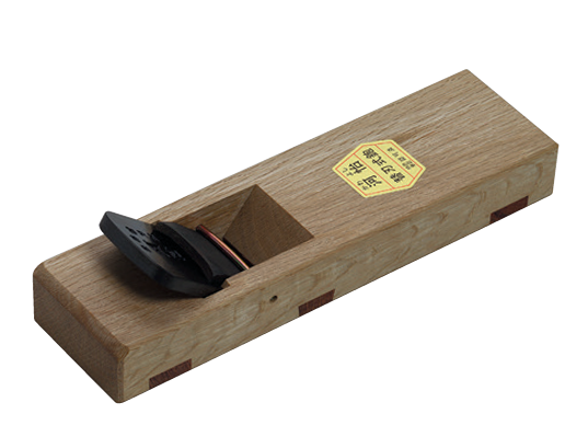 【鉋（カンナ）　蝶々割止口埋め】　＜シタン＞