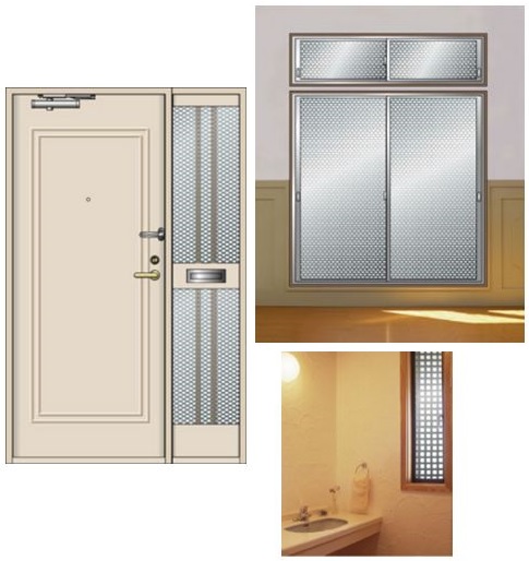 ドア・窓ガラスなどの保護・補強プレート『窓太君』