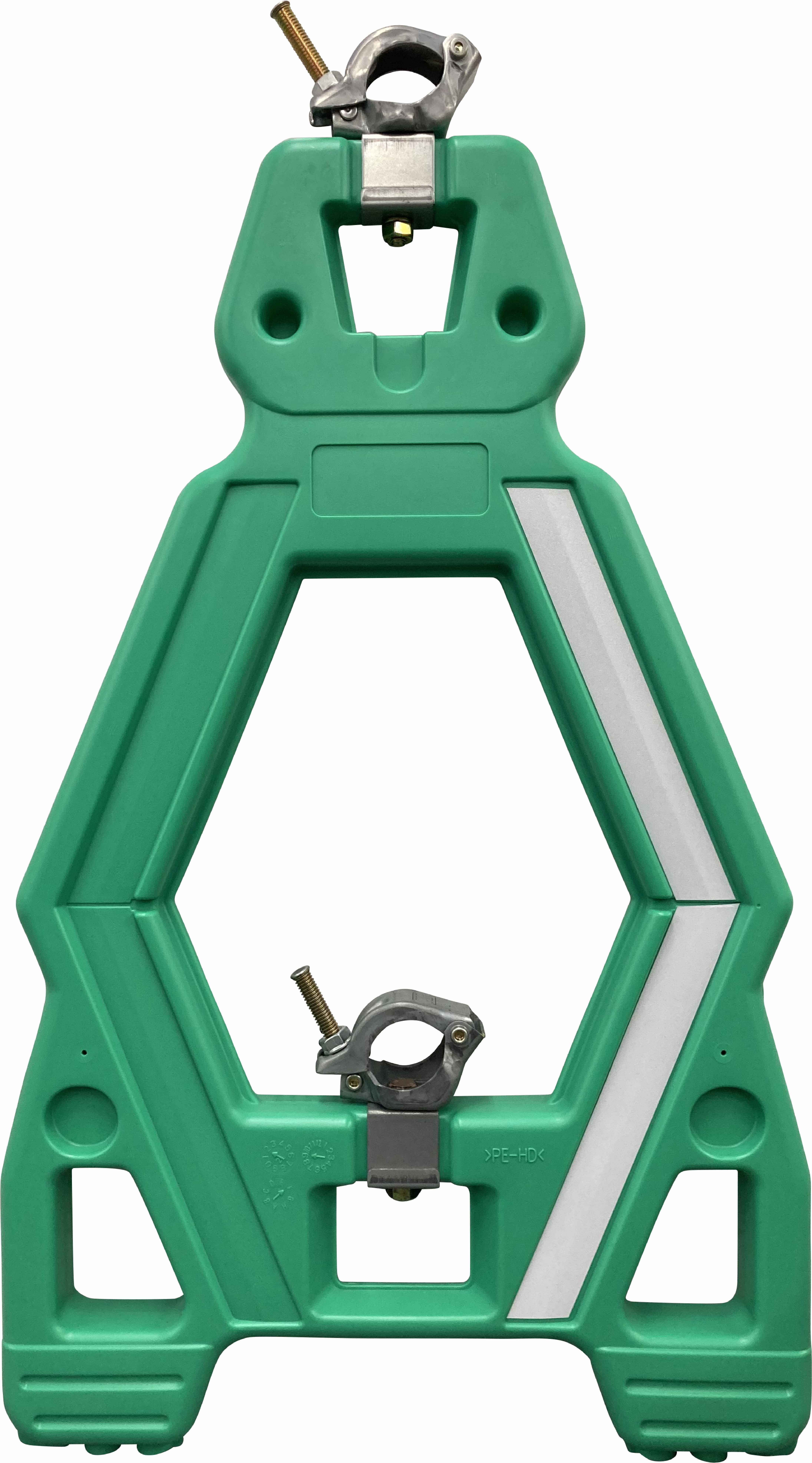 樹脂製単管バリケード(シェブロン型反射付)『KYプラガード2』 八木熊