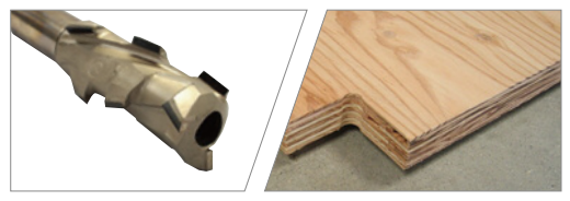 合板加工用エンドミル