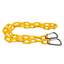 Plachain cut product with carabiner hook