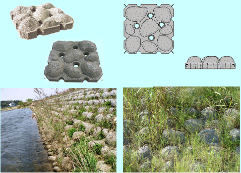 大型護岸ブロック　グリーンポーラス