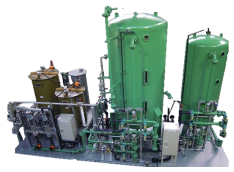 混床式純水装置（活性炭吸着塔付）