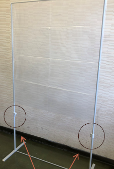 飛沫感染対策パーテーション