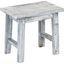 White Stool Style Flower Stand Small