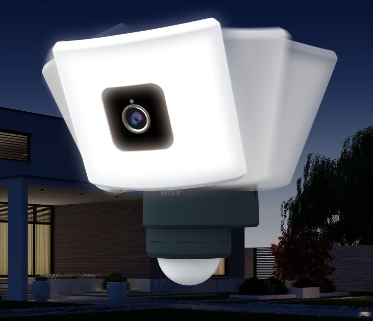 追尾式LEDセンサーライト・カメラ　『C-AC1020TA』